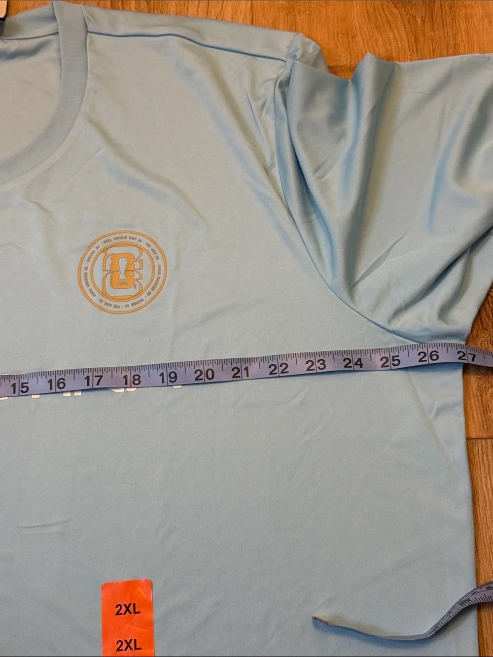 Adidas FIFA Argentina Light Blue Soccer Jersey with White Logo